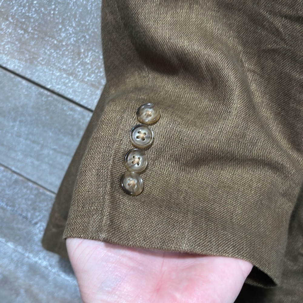 Haspel 100% Linen Sport Coat | Brown | Men’s 42 Short | Classic Summer Blazer - Picture 5 of 14